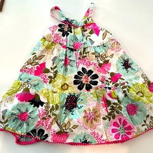 Adorable tank summer dress w full skirt
